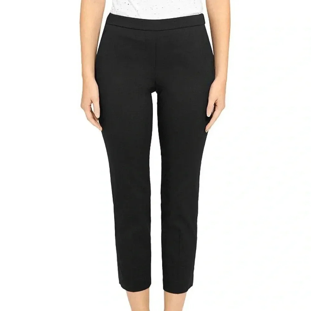 Theory Black Crop Pants
